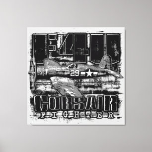 F4U CORSAIR CANVAS PRINT