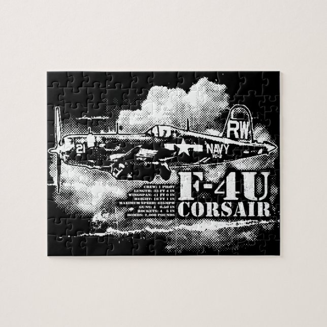 F4U CORSAIR JIGSAW PUZZLE (Horizontal)