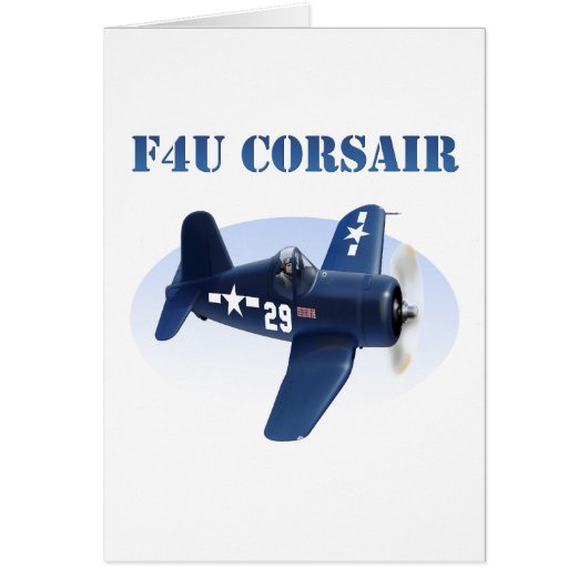 F4U Corsair Plane #29 Cards (Front)