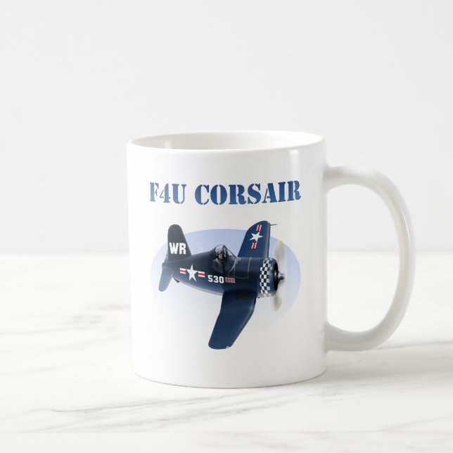F4U Corsair plane #530 Coffee Mug (Right)