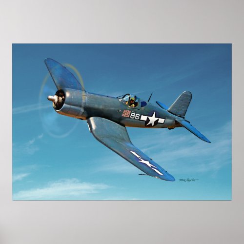 F4U Corsair Poster