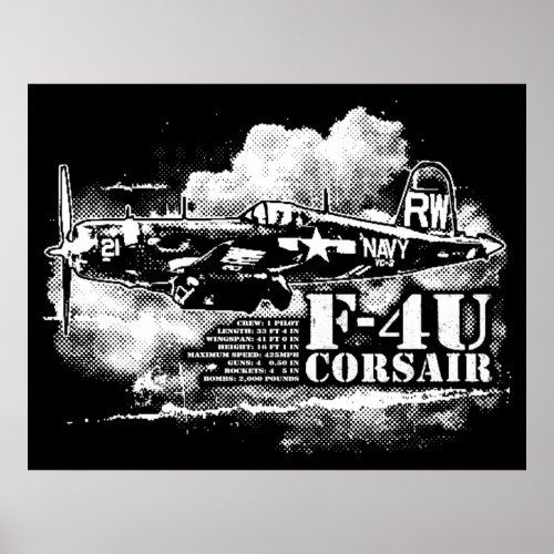 F4U CORSAIR POSTER