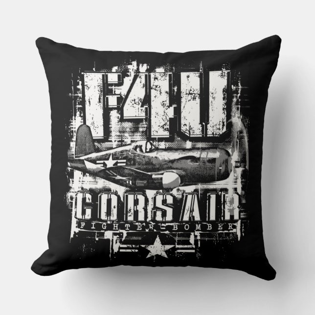 F4U CORSAIR THROW PILLOW (Front)