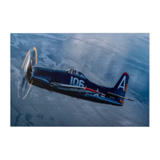F8F Bearcat: A Soaring Tribute to Naval Aviation Acrylic Print