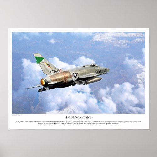 F_100 Super Sabre  Poster