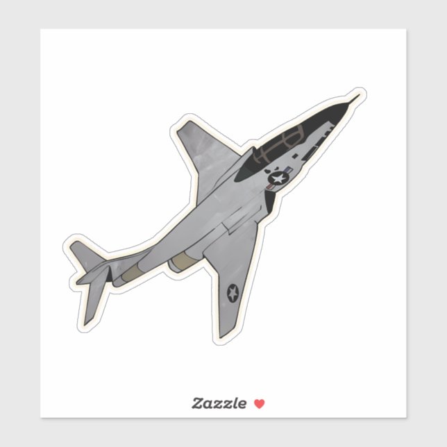 F-101 Voodoo, Fighter Jet Aircraft Sticker (Sheet)