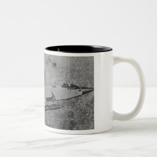 F_104 Starfighter fighter jet old photo Two_Tone Coffee Mug