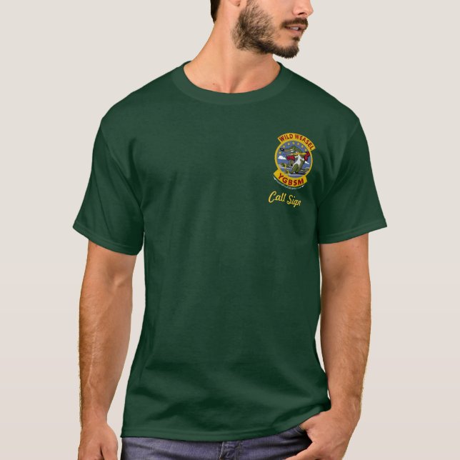 F-105 Wild Weasel (dark shirt) T-Shirt (Front)