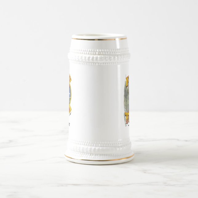 F-105 WW Custom Beer Stein w/call sign (Center)
