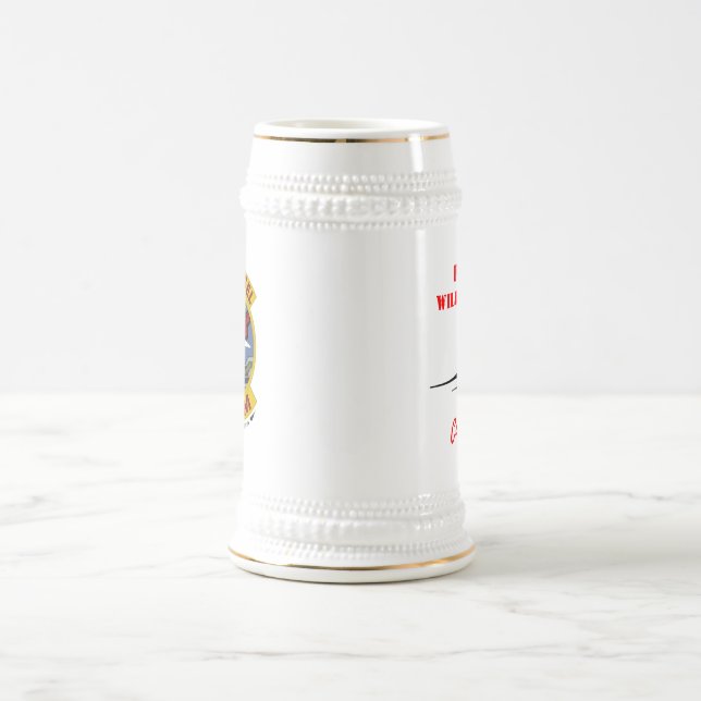 F-105G Custom Beer Stein w/call sign (Center)
