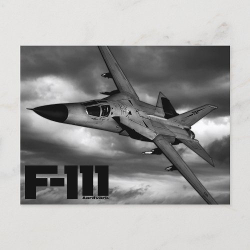 F_111 Aardvark Postcard