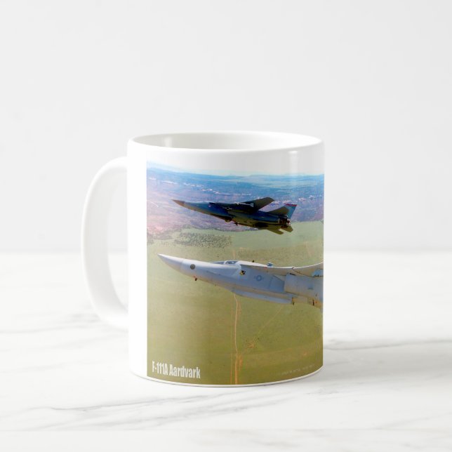 F-111A AARDVARK and EF-111A RAVEN Coffee Mug (Front Left)