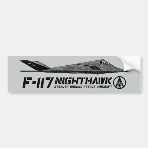 F_117 Nighthawk Bumper Sticker