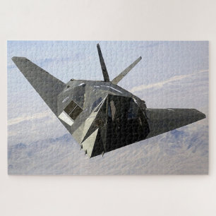 F-117 Nighthawk: Head-On Stealth Jigsaw Puzzle