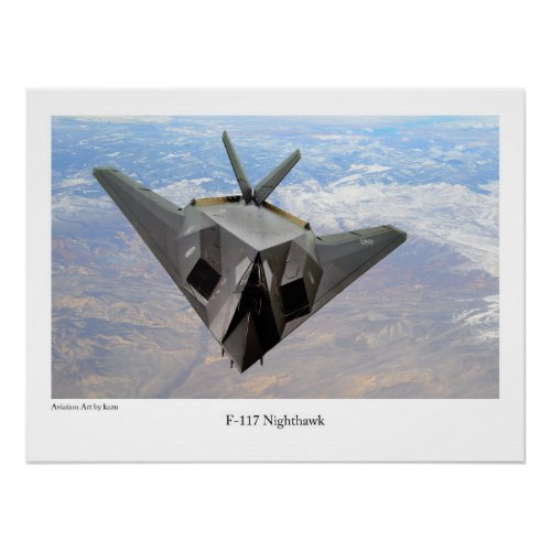 F-117 Nighthawk Poster