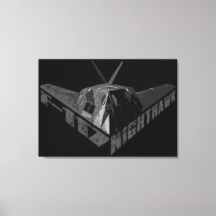F-117 Nighthawk Wrapped Canvas Print