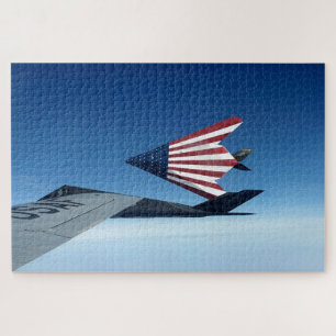 F-117 Nighthawks Over Freedom Jigsaw Puzzle