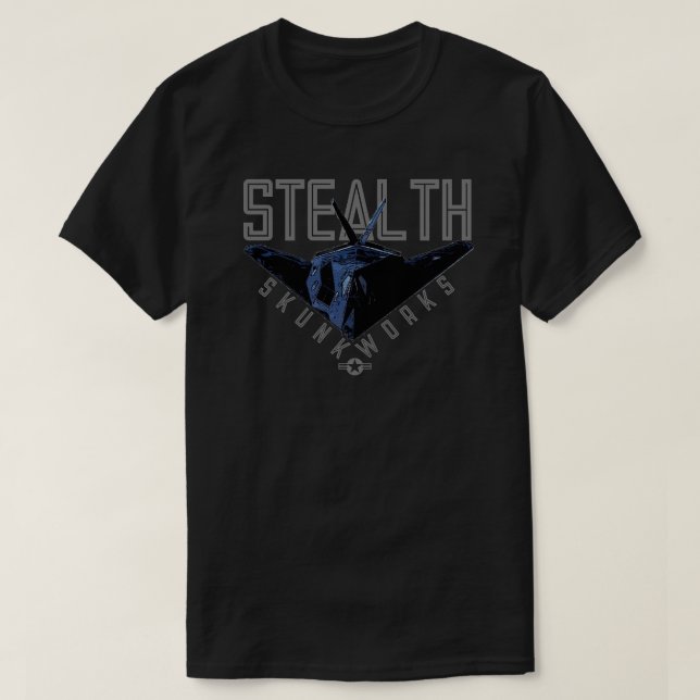 F-117 STEALTH BOMBER T-Shirt (Design Front)