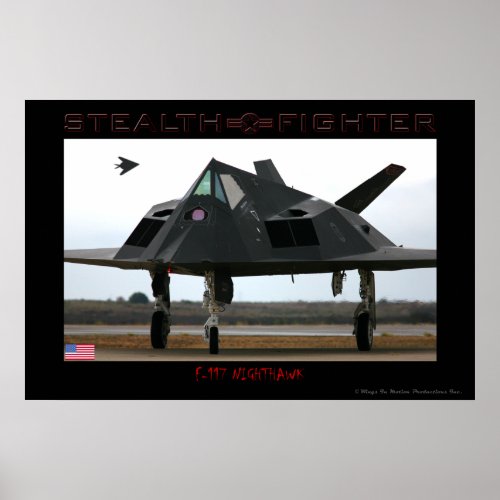 F_117 Stealth Fighter Poster