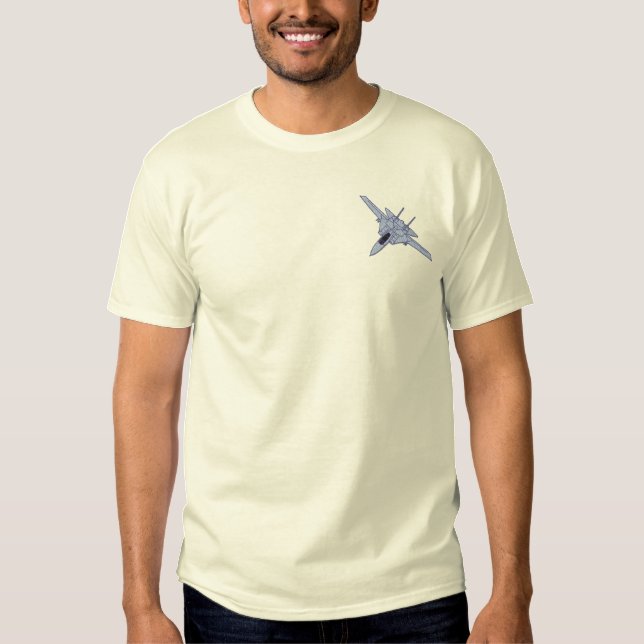 F-14 A Tomcat Embroidered T-Shirt (Front)