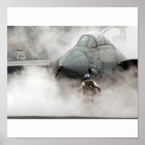 F_14 in smoke poster