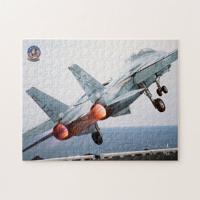 F-14 TOMCAT “AFTERBURNER” (11x14 inch) Jigsaw Puzzle (Horizontal)