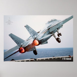 F-14 TOMCAT "AFTERBURNER" POSTER