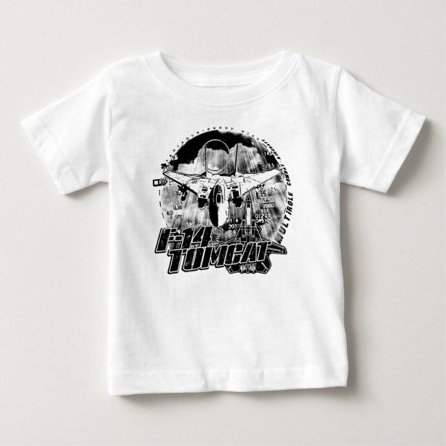 F-14 Tomcat Baby Romper T-Shirt (Front)