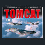 F-14 TOMCAT Calendar<br><div class="desc">The F-14 Tomcat was the ultimate US Navy supersonic fighter jet! Capable of flying at twice the speed of sound (MACH 2 ) the F-14 Tomcat was made famous in the iconic movie "TOPGUN"! The visual information within this product has been provided by Wings In Motion Productions Inc. and/or the...</div>
