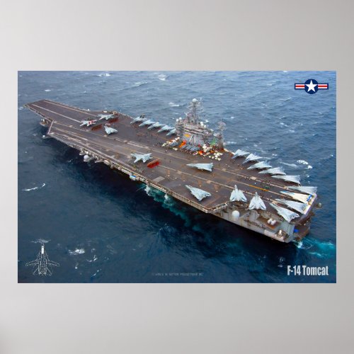 F_14 TOMCAT CARRIER POSTER