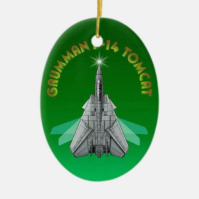 F-14 Tomcat Ceramic Ornament (Front)