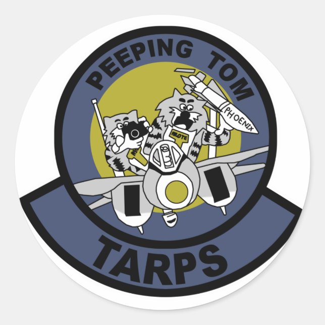 F-14 Tomcat Classic Round Sticker (Front)