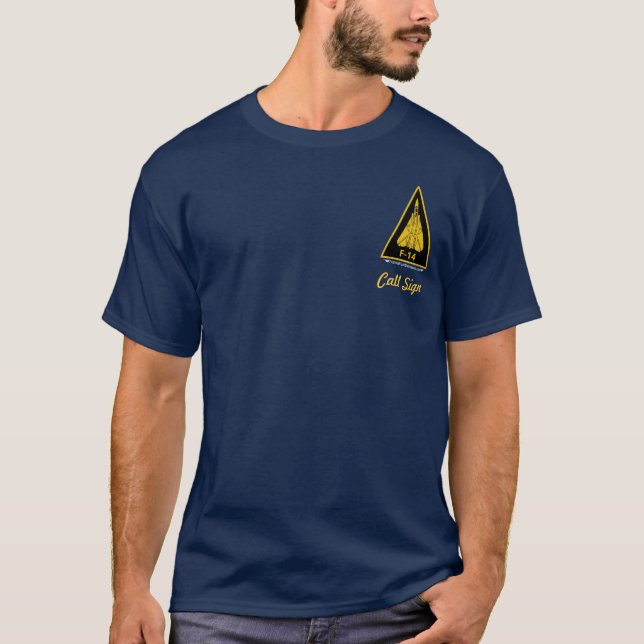 F-14 Tomcat - Dark colored T-Shirt (Front)