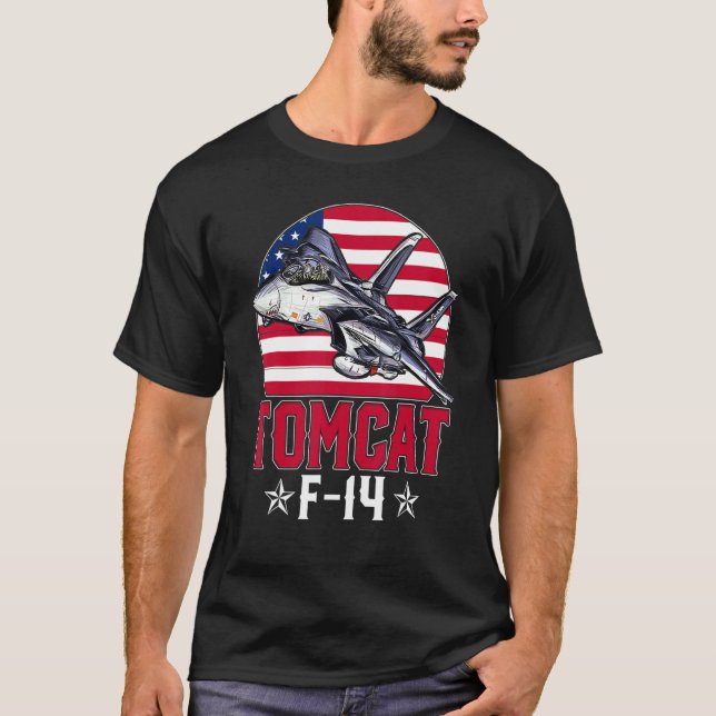 F 14 Tomcat Fighter Jet T-Shirt (Front)