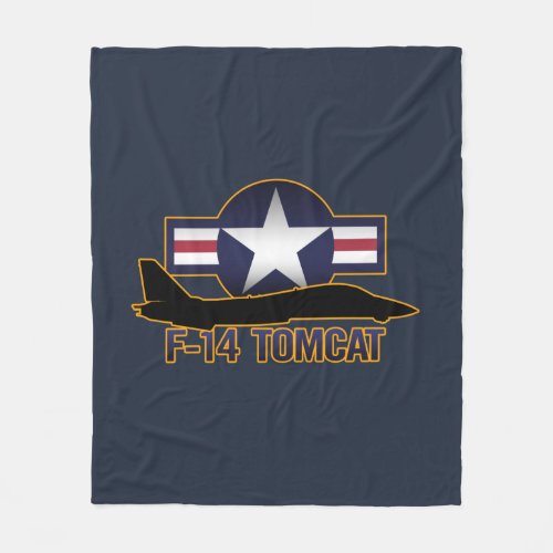F_14 Tomcat Fleece Blanket