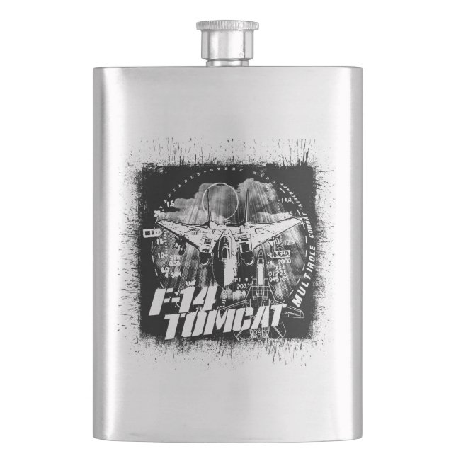F-14 Tomcat Hip Flask Classic Flask (Front)