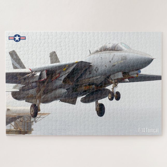 F-14 TOMCAT "LAUNCH" (20x30 inch) Jigsaw Puzzle (Horizontal)