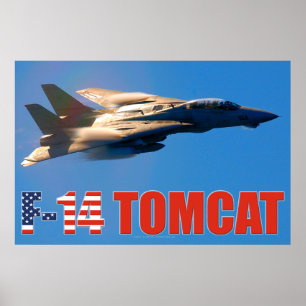 F-14 TOMCAT "MACH RUN" POSTER