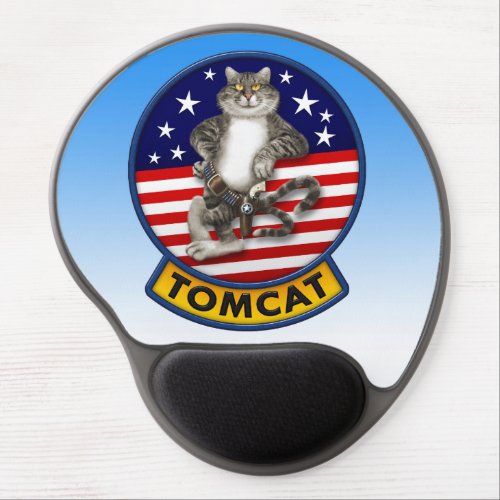F_14 Tomcat Mascot Gel Mouse Pad