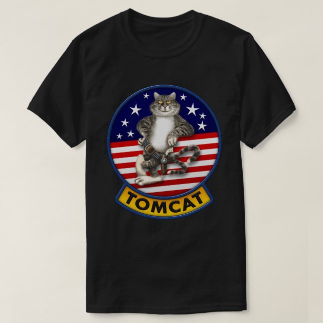 F-14 Tomcat Mascot T-Shirt (Design Front)