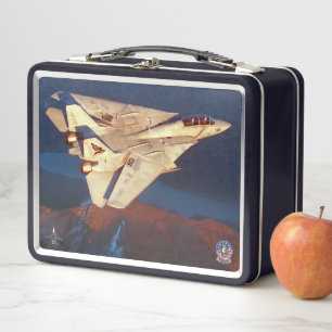 F-14 TOMCAT METAL LUNCH BOX