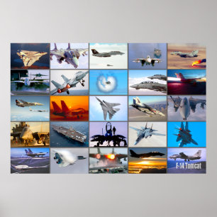 F-14 TOMCAT “MONTAGE” POSTER