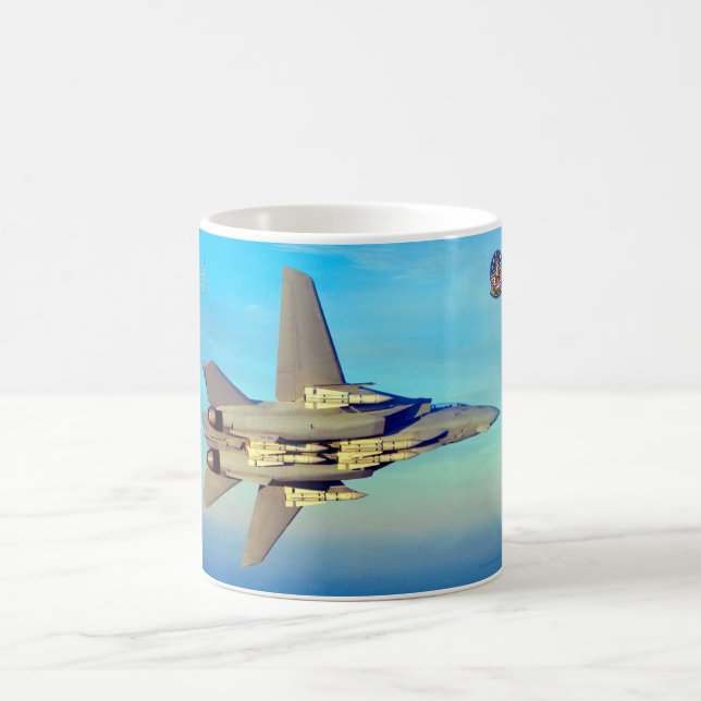F-14 TOMCAT “ON PATROL” COFFEE MUG (Center)