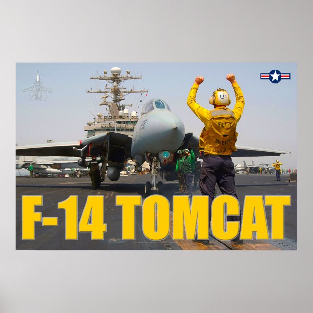 F-14 TOMCAT POSTER (Front)