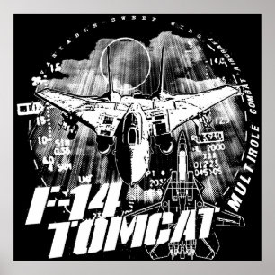 F-14 Tomcat Poster Poster