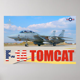 F-14 TOMCAT "PREFLIGHT" POSTER