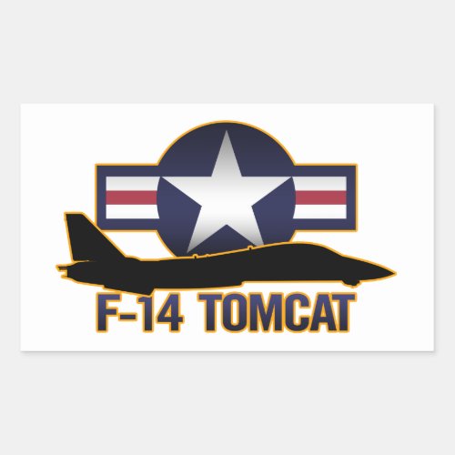 F_14 Tomcat Rectangular Sticker