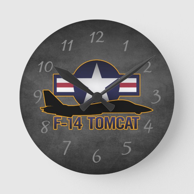 F-14 Tomcat Round Clock (Front)
