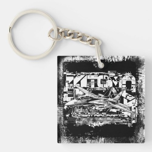 F_14 Tomcat Square double_sided Acrylic Keychain