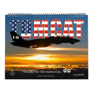 F-14 TOMCAT "Thanks for the memories..." Calendar